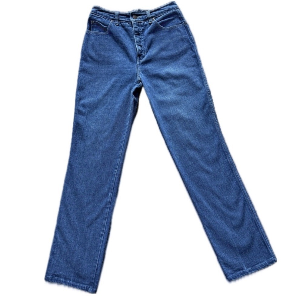 👖🛼 CALVIN KLEIN Vintage 70s‎ High-Rise Straight Leg Jeans | Made in USA Sz 26